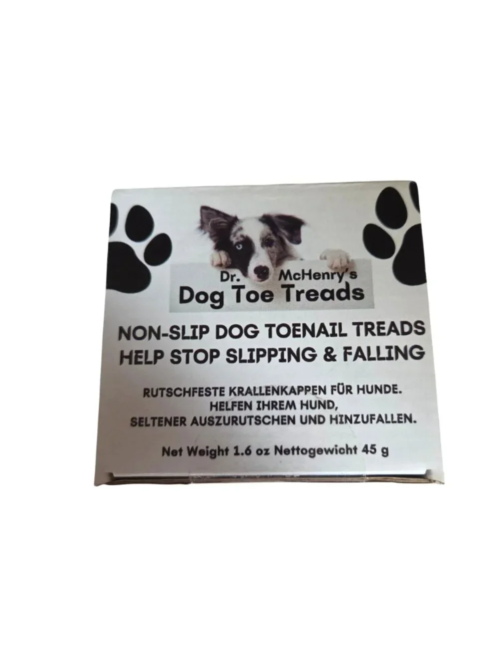 Dr. McHenrys Dog Toe Treads with Adhesive & Brush Senior Dog Traction & Mobility